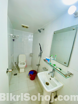 Fully Furnished Services 1BHK for Rent in Bashundhara R/A